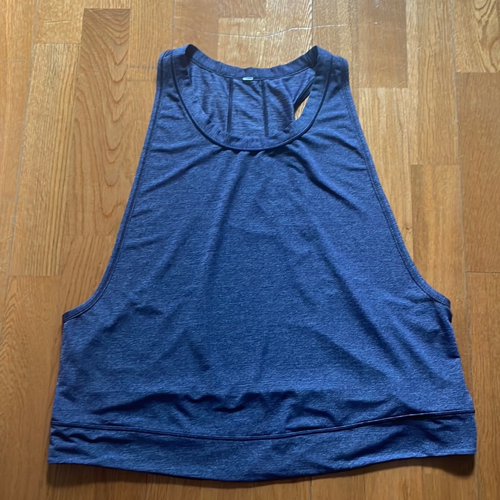 lululemon heathered purple tank top